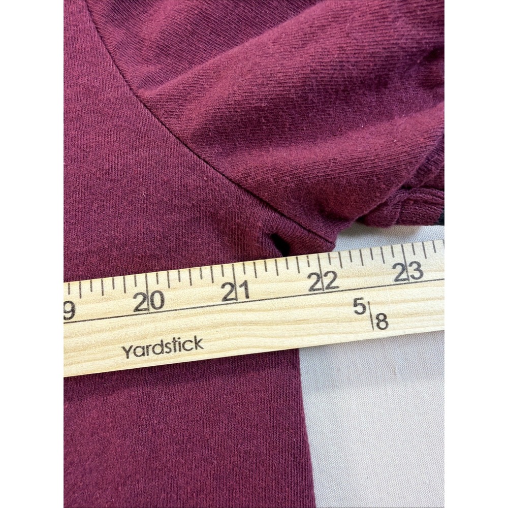 Aeropostale Men's Size XL AERO NYC Maroon Short Sleeve Polo Shirt - Picture 6 of 9